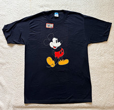 Vintage 1980s Disney Mickey Mouse T-Shirt XL Made in USA Original $9 Sticker picture