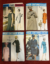 12 Vogue Vintage Designer Womens Sewing Patterns Lot Paris Original/Couturier picture