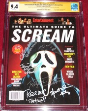CGC SS Ultimate Guide to SCREAM signed by signed by EIGHT Cast Members picture
