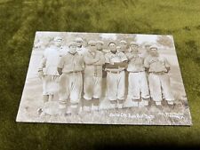 1908 Charles City Baseball Team Kruxo Co RPPC Postcard picture