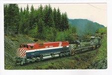 BC Rail M630 Number 730 Whistler British Columbia Canada Chrome Postcard picture