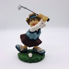 David Frykman The Golfer 1998 Lady Golfer Golf Figurine Collectible DF3084 B2 picture