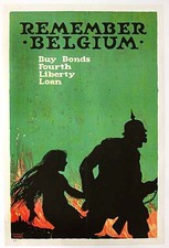 Original WWI Poster - Remember Belgium - Ellsworth Young picture