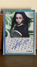 KARINA 2026 Aespa Gas Trading Card, SIGNED AUTO, /15 picture