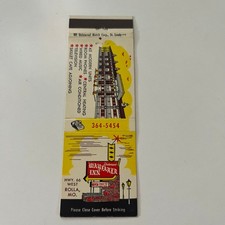 Dickman's Wayfarer Inn Hwy 66 West Rolla MO Vintage Matchbook Cover SMB31-6 picture