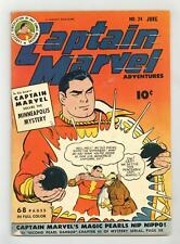Captain Marvel Adventures #24 FR 1.0 RESTORED 1943 picture