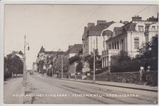 Helsinki, Finland, Tehdankatu Street Vintage Real Photo Postcard picture