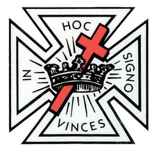 Masonic Knights of Templar Car Window Sticker Decal - Freemasons Car Emblem picture