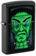 Zippo Halloween Exclusive It's Alive Design Black Light Windproof Pocket Ligh... picture