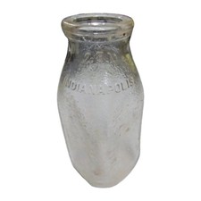 Milk Bottle Service M.B.S. Indianapolis Indiana Third Quart milk bottle picture
