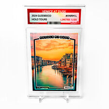 VENICE AT DUSK Romantic Italy Card 2024 GleeBeeCo Holo Tours #VNRM-L /25 Made picture