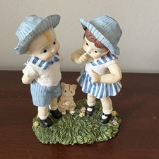 Effanbee Doll Co Figurine Heart To Heart Guess Which Premiere Edition Boy & Girl picture
