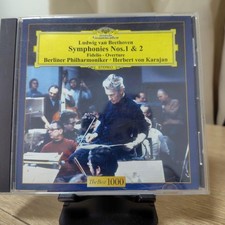 Karajan Beethoven Symphony No. 1 & No. 2 CD picture