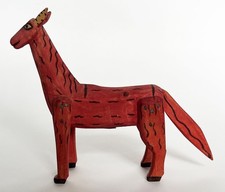MEXICAN OAXACA WOOD HORSE ALEBRIJE TAG READS ARRAZOLA JIMENEZ (MANUEL RAMIREZ) picture