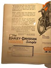 Vintage Harley-Davidson Motorcycle Ad Indian Motorcycle Ad Popular Science 1927 picture