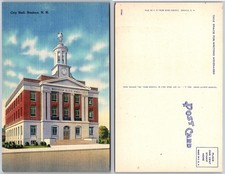 Nashua City Hall Nashua NH Postcard picture
