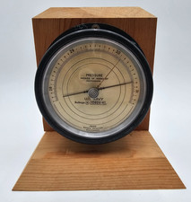 Vintage WWII Navy Barometer Baltimore Friez Antique Pressure Inches Of Merc RARE picture