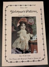 Vtg Yesteryear Pattern #504 1885-1900 Size 19-20