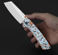 Kizer Madrac EDC Folding Pocket Knife 14C28N Blade Micarta Handle V3693BSA2 picture