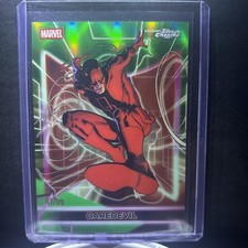 2026 Topps Neon Marvel Daredevil #19  Green Refractor /99 picture