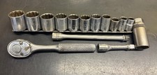 Fleet Tools USA Made Socket Set With Ratchet And Extensions picture