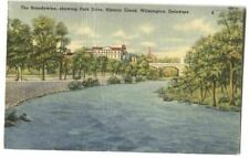 Postcard Brandywine Showing Park Drive Historic Creek Wilmington DE  picture