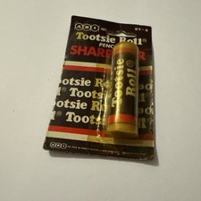 Tootsie Roll Pencil Sharpener 1980’s New In Box picture