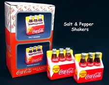 Vintage 1997 Coca-Cola Bottles Salt & Pepper Shakers NIB *** Last One picture