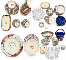 Vintage Chinese & Japanese Porcelain Collection Bowls Cups Teapot picture