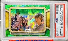 /99 Anakin Skywalker Refractor PSA10 2024 Topps Star War Phantom Menace Sapphire picture