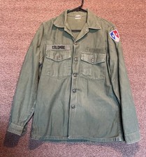 US ARMY OG-107 VINTAGE European Jacket Late 50’s Early 60’s Large picture