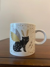 Danica Studio Black Cat with Wings Stars Ceramic Mug picture