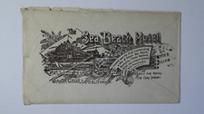 1895 Sea Beach Hotel John Sullivan Illustrated Advertising 2c Columbian Ad Cover picture