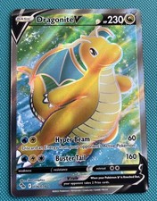 Pokémon TCG Dragonite V 076/078 - Full Art Ultra Rare Pokémon GO - NM picture