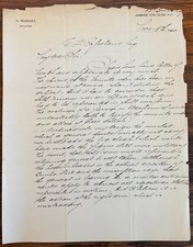 ALBERT WEINERT NOTED SCULPTOR AUTOGRAPH LETTER SIGNED New York City Art History picture