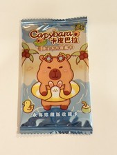 (1) Capybara Trading Card Pack Cute Fun Mystery TCG Gift picture