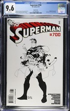 🔥Superman #700 75th Anniversary 1:75 Sketch Variant 9.6 (2010) Eduardo Risso🔥 picture