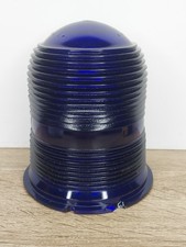 Kopp AP3522-3B  Cobalt Blue Glass Airport Taxiway Light Fresnel Lens Cover picture