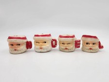 Vintage 1950's Winking Santa NOEL Candles New picture