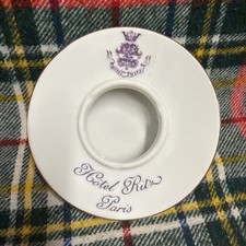 Hotel Ritz Ceramic Round Ashtray Paris France Collectible Souvenir Jet Set picture