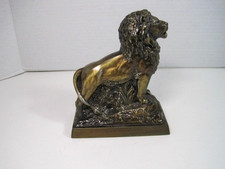 VINTAGE METAL LION BANK  HARRIS TRUST AND SAVINGS BANK 5