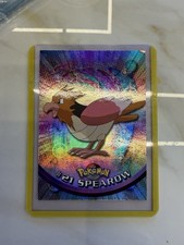 Topps Pokemon TV Animation Rainbow Foil Spearow Blue Logo picture