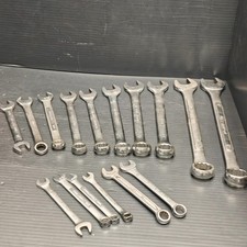 Vintage Combination Wrench Lot Craftsman Husky Indestro USA Mixed Sizes picture