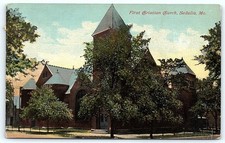 1912 Sedalia MO First Christian Church Postcard picture