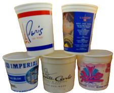 Las Vegas casino coin cup lot 5 Monte Carlo Luxor Rio Imperial Palace Paris vint picture