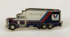 Vintage Valvoline Racing Semi Truck Hauler Lapel Pin NOS Enamel Gas Oil 80s 90s picture