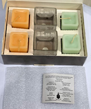 PartyLite Orchard Blossom Gift Set Votive Candle Holders 4 Candles Unused P9521 picture