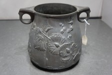  antique Kayserzinn pewter model number 4056 vessel or decorative container picture