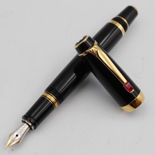 [Excellent] MONTBLANC Boheme Rouge et Noir Fountain Pen 14K 585 M nib, Mid size picture
