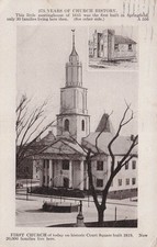 Springfield Massachusetts MA First Church Court Square Vtg Postcard 40A picture